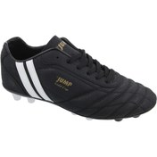 تصویر کفش فوتبال استوک دار مردانه مشکی جامپ | 13256 اورجینال 