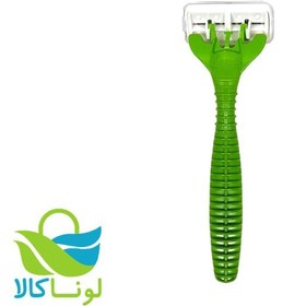 تصویر خودتراش 2 تیغه دورکو زنانه بسته بندی 5 عددی مدل EVE 2 dorco eve2 disposable 5razors