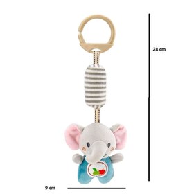 تصویر آویز کریر جغجغه دار فیل تولولو Tololo ا Carrier Hanging Toy code:3107/2 Carrier Hanging Toy code:3107/2