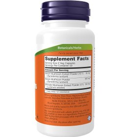 تصویر قارچ ریشی ناو 100 عدد NOW Rei-Shi Mushrooms NOW Rei-Shi Mushrooms