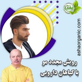 تصویر رویش مجدد مو با گیاهان دارویی 