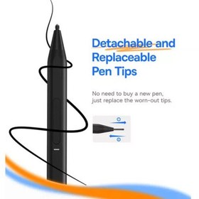 تصویر قلم لمسی هوشمند مایکروسافت بیسوس Baseus Smooth Writing Active stylus for Microsoft Surface MPP 2.0 SXBC070001 