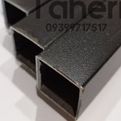 تصویر قوطی رگال ۲۵*۲۵ مشکی سوپرمات ضخامت ۰.۵ Regal can 25x25 black 5th (3 meter branch)