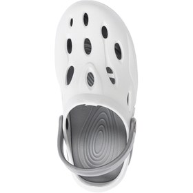 تصویر کراکس زنانه شیما مدل ساحلی طوسی روشن 