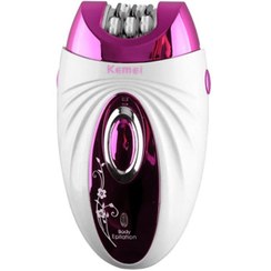 تصویر اپیلاتور و موکن سه کاره کیمی 205 مدل KEMEI 205 Epilator Kemei KM-205 profesional 3 en 1 women Epilator