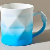 تصویر ماگ لیوان سافت تاچ ژئو 450 میلی لیتر آبی Karaca 