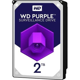 تصویر هارد دیسک اینترنال وسترن دیجیتال سری بنفش ظرفیت 2 ترابایت WD23PURZ 