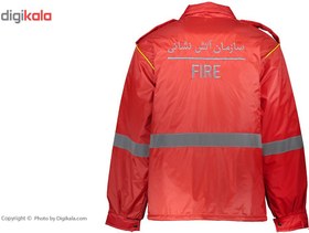 تصویر لباس آتش نشانی فایر من سایز L ا Fire Man Clothes Fire Man Clothes
