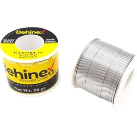 تصویر سیم لحیم بهینکس 50 گرم 0.8 میل ا Behinx solder wire 50gr 0.8ml Behinx solder wire 50gr 0.8ml
