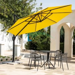 تصویر چتر 8 ضلعی پایه کنار 