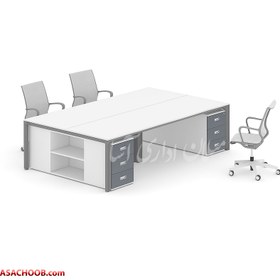 تصویر میز کارگروهی فلت Flat 