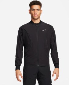 تصویر سویشرت تنیس مردانه نایک NikeCourt Advantage Dri-FIT- مشکی 