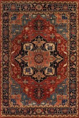 تصویر فرش ماشینی طرح گلیم خوش لقا کد HAG2.606.01 