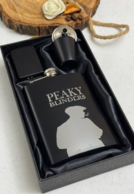 تصویر هیپ فلاسک فندکدار مدل پیکی‌بلندرز 