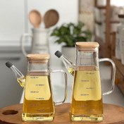 تصویر روغن‌ریز پیرکس مدل هرمی مقاوم و کاربردی برای آشپزخانه 