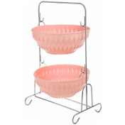 تصویر سبد سیب زمینی و پیاز 2 طبقه لیمون 1078 