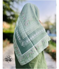 تصویر روسری لاله سبز 