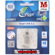 تصویر فلش مموری OTG ویکومن مدل VC400 ظرفیت 32 گیگابایت Usb 3.1 ا Vicoman OTG flash memory model VC400 capacity 32 GB Usb 3.1 Vicoman OTG flash memory model VC400 capacity 32 GB Usb 3.1