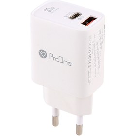 تصویر شارژر دیواری پرووان مدل PWC560 PD 33W ProOne PWC560 USB PD 33W Wall Charger