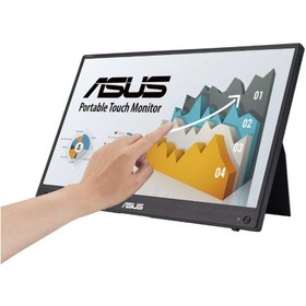 تصویر مانیتور لمسی قابل حمل 15.6 اینچ ایسوس مدل ZenScreen MB16AHT (60 هرتز) ASUS ZenScreen MB16AHT 15.6 Inch Full HD 5ms (GTG) 60Hz IPS Portable Monitor