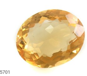 تصویر نگین سیترین خوش رنگ کد 15701 