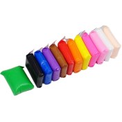 تصویر خمیر بازی کلی بسته ۱۲ عددی مناسب خردسال 