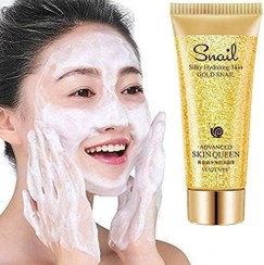 تصویر فوم شستشو صورت حلزون مدل GOLD SNAIL GOLD SNAIL facial cleansing foam