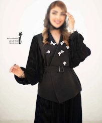 تصویر ست کت و شلوار و کمربند ستاره شب 