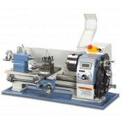 تصویر دستگاه تراش رومیزی تکفاز 750 وات 400 میلیمتری سنتر 210 میلیمتر 350mm 750W bench mini lathe machine