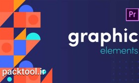 تصویر دانلود پروژه آماده پریمیر پرو المان های گرافیکی Graphic Elements 