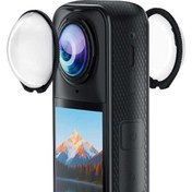 تصویر قاب محافظ لنز استاندارد چرخشی Insta360 X5 PULUZ (شفاف) 