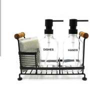 تصویر ست جامايعي شيشه اي استنددار (مشکي) کد 208610 لیمون 