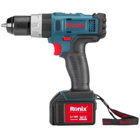 تصویر دریل پیچ گوشتی چکشی شارژی رونیکس مدل 8618 Ronix 8618 Cordless Hammer Drill Screwdriver