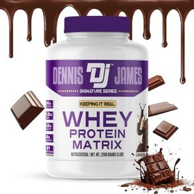 تصویر ماتریکس پروتئین وی دنیس جیمز Dennis James Whey Protein Matrix 