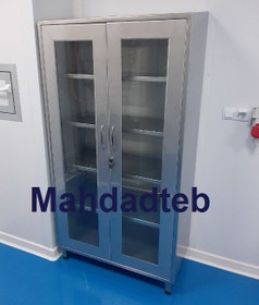 تصویر کمد استیل دارو و تجیهزات اتاق عمل - کد MHT21 Stainless steel medicine closet