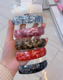 تصویر گیره مو - سفید 