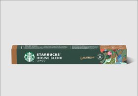 تصویر کپسول قهوه نسپرسو 10 عددی STARBUCKS مدل HOUSE BLEND LUNGO Starbucks Coffee House Blend Lungo