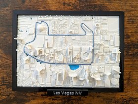 تصویر تابلو پرینت سه بعدی لاس وگاس Las Vegas 3D