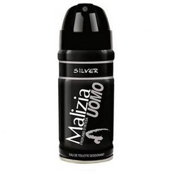 تصویر اسپری خوش بوکننده بدن مردانه سیلور 150 میلی لیتر مالیزیا ا Malizia Silver deodorant Spray for men Malizia Silver deodorant Spray for men