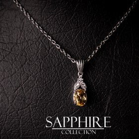 تصویر گردنلند سیترین پروانه ای 