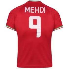 تصویر لباس دوم قرمز بچه گانه تیم ملی ایران جام جهانی با اسم و شماره طارمی 