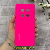 تصویر قاب گوشی Honor X9C آنر سیلیکونی اورجینال پاک کنی درجه یک زیربسته صورتی فانتزی کد 90639 