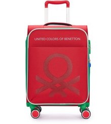 تصویر چمدان و ساک قرمز مردانه زنانه سایز کابین یونیسکس 14bnt2200 03 497030330003 Benetton 