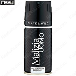 تصویر اسپری مالیزیا یومو مدل بلک اند وایلد Malizia Uomo Black & Wild Spray 150ml 