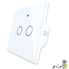 تصویر کلید هوشمند لمسی MOES سفید 
