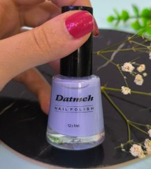 تصویر لاک ناخن داتمه Datmeh - بنفش پاستیلی nail polish Datmeh