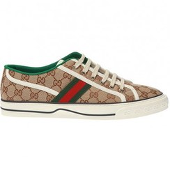 تصویر کفش گوچی زنانه قهوه ای Gucci Tennis 1977 sneaker 