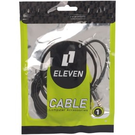 تصویر کابل افزایش طول صدا Eleven 1.5m Grade A Eleven 1.5m Male To Female AUX Cable