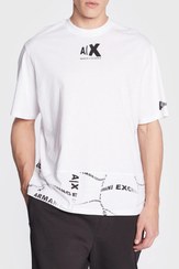 تصویر تی شرت آستین کوتاه طرح دار مردانه Armani Exchange | 3RZMFE ZJ8EZ 21BX 