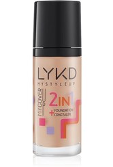 تصویر کرم پودر 2 در 1 لایکد ا LYKD MY COVER 2 IN 1 FOUNDATION+CONCEALER LYKD MY COVER 2 IN 1 FOUNDATION+CONCEALER